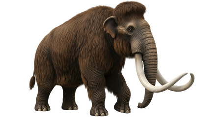 Obraz premium Isolated Woolly Mammoth