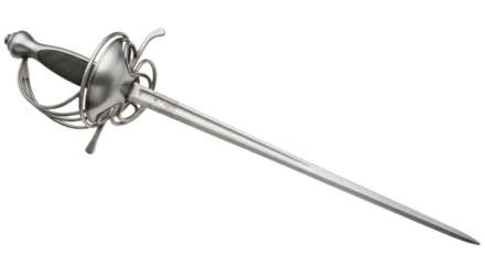 Isolated Rapier Sword