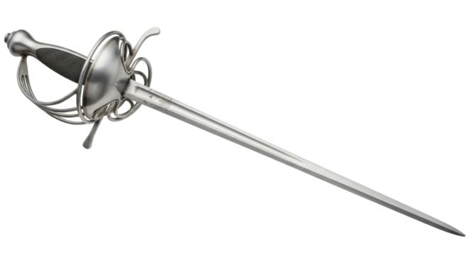 Isolated Rapier Sword