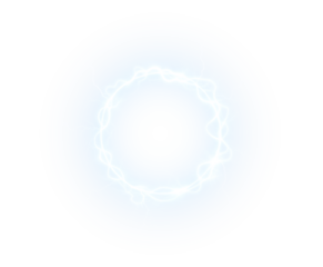 Abstract, set, magic, neon, night plasma portal power with realistic ring and round shine. Electric PNG lightning, glowing PNG Overlay on transparent background for storm, thunder and energy design.