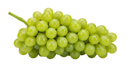 Isolated Green Grapes