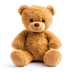 Obraz premium Soft, light brown teddy bear sitting