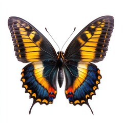 Fototapeta premium Detailed close-up of a vibrant butterfly