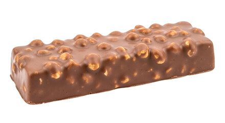 Isolated Chocolate Bar with Nuts