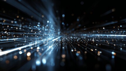 Abstract futuristic business technology background with glowing digital interface, modern data visualization, and innovative corporate analytics concept