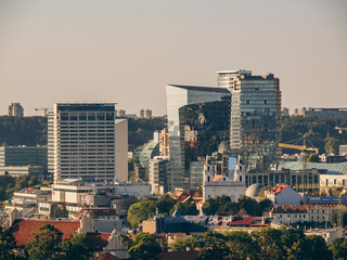 Fototapeta premium Vilnius city business part