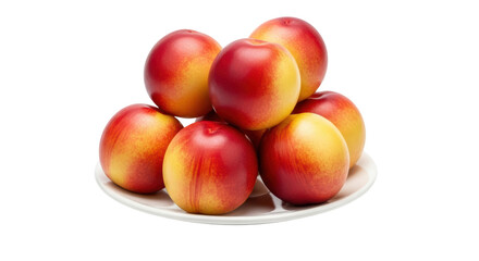 Isolated Nectarines