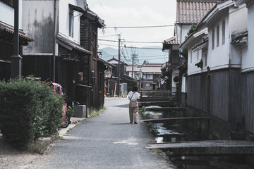 倉吉白壁土蔵群、日本らしいノスタルジックな町並み、鳥取、日本