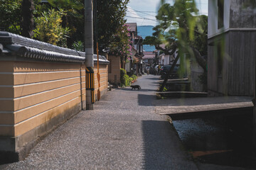 倉吉白壁土蔵群、日本らしいノスタルジックな町並み、鳥取、日本