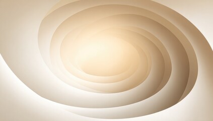 Abstract spiral design in beige and light tan tones. A swirling vortex effect creates depth