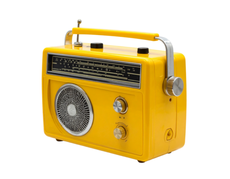  Retro 1970s Portable Radio