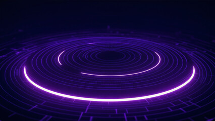 ultraviolet embossed ring background