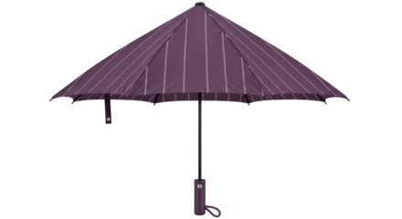 Isolated Striped Umbrella