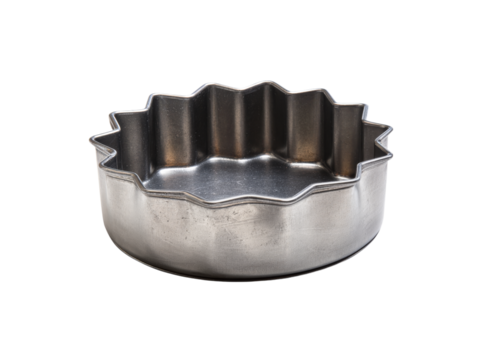 Star shaped metal baking pan for cakes and desserts, Isolated On Transparent Background