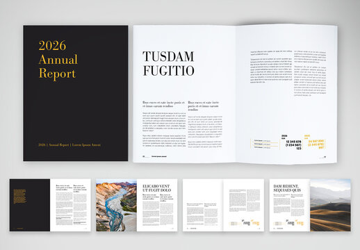 Modern Business Report Layout