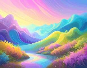 A vibrant gradient background with bright neon hues. Perfect for digital designs, modern posters, promotional banners, and even social media templates.