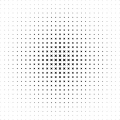 Abstract Halftone Pattern. Halftone texture. Halftone effect fully editable vector element. Vector in concept of technology, noise, science, music, modern.