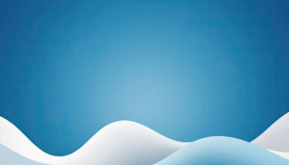A white blue blue background with white waves in the style of rounded shapes. 8