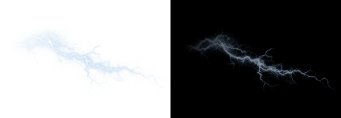 Bright flashes of lightning dispersing the darkness. Electric lines of light cutting through the blackness like pure energy. A thunder, overlay, lightning, storm, electric PNG.