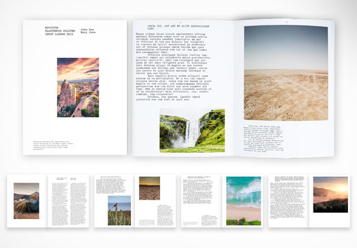 Typewriter Editorial Template