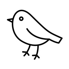 cartoon bird singing