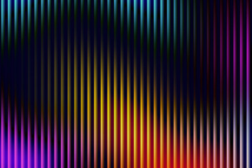 Luminous radiant glass texture vertical glasslike rays abstract colorful glowing vertical stripes on a dark background soft gradients, high contrast glow, digital art style, smooth flowing background