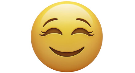 Fototapeta premium Isolated Happy Emoji