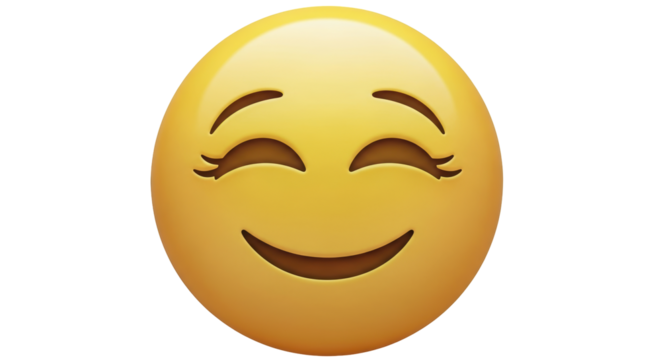 Isolated Happy Emoji