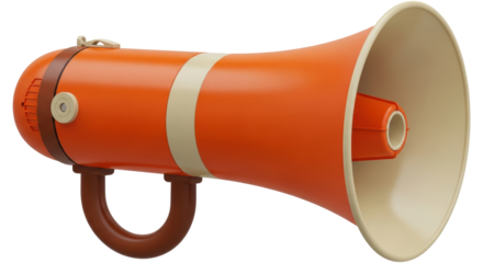Isolated Megaphone
