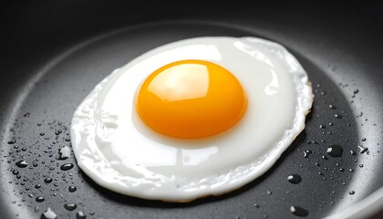 Fried egg in skillet