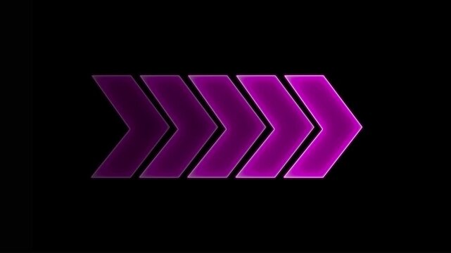 Pastel Colored Arrows Blinking in a Loop Swip cation and social network icons, swipe up for advertising. Social media scroll arrows, Seamless loop.