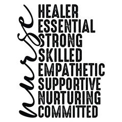 nurse healer essential strong skilled