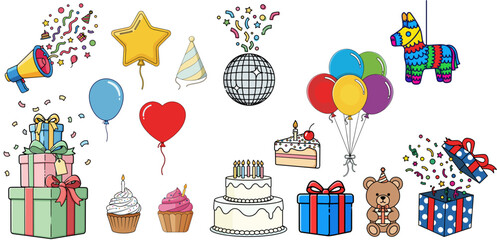 Birthday Party Designs Set
