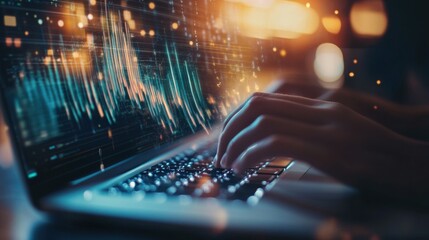 Exploring data analytics with technology during evening hours in an office setting