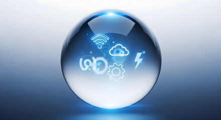 Digital Transformation Global Connectivity and Technological Innovation in a Crystal Ball