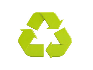Obraz premium Recycling symbol green arrow eco friendly sustainability environment reduce reuse recycle conservation waste management clean energy circular plastic paper metal glass renewable earth nature