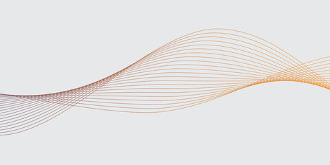 Abstract blue wave background vector design with smooth lines and modern artistic pattern