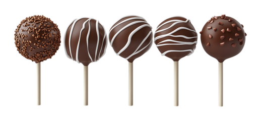 Delicious Chocolate Cake Pops Variety of Designs  Textures
