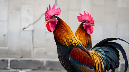 cockerel combative young man