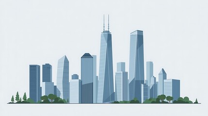 city view . city view and buildings