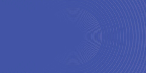 Create a bold look with a centric circle background featuring vector graphics of sound waves.