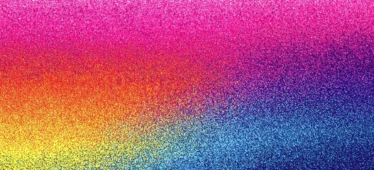 Vibrant rainbow glitter background design.