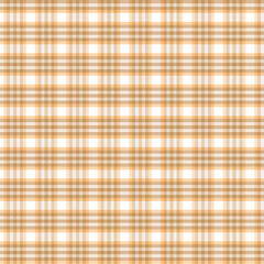 Seamless Plaid Pattern in Brown and White