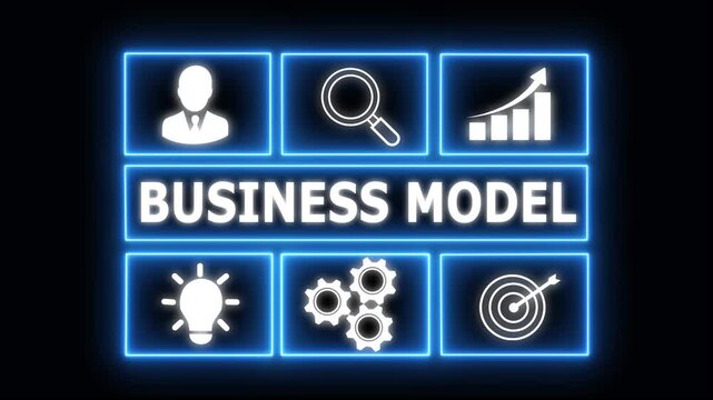 Business, Technology, Internet and model concept. Online Business Network. A digital network of connected spheres, each representing a person,