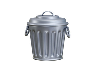 Trash can icon 3d render concept of trash and recycle bin icon for reuse garbage, waste, rubbish, recycle, delete, clean environment can icon vector illustration