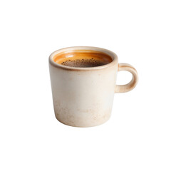 Single Serving of Espresso in Rustic Mug