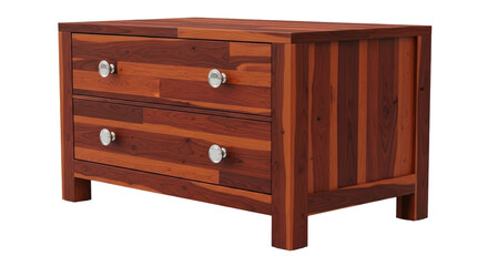 Isolated wooden cabinet