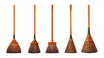 Five Angle Broom Photos Cleaning Supplies Witchcraft Imagery Rustic Textures