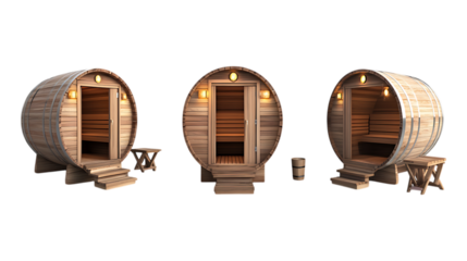 Luxury Barrel Saunas Explore Three Exquisite Designs