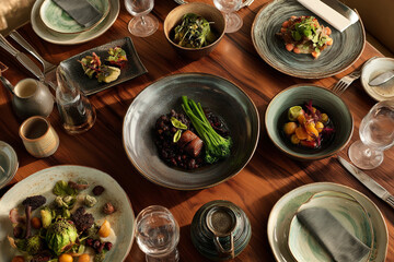 fine dining with vegan cuisine